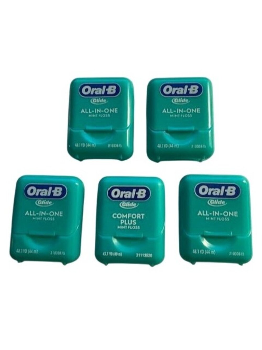 Oral-B Glide All-In-One Dental Floss 6 Pack, Mint Flavored, Green
